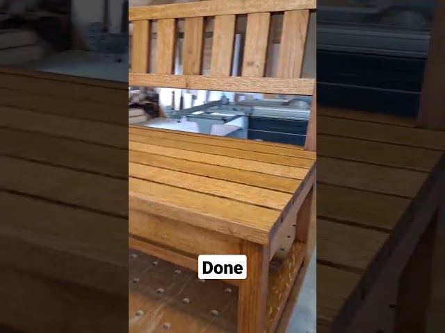 Bench done