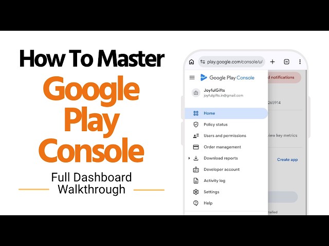 How to Master Google Play Console — Full Dashboard Walkthrough | thewodmapps