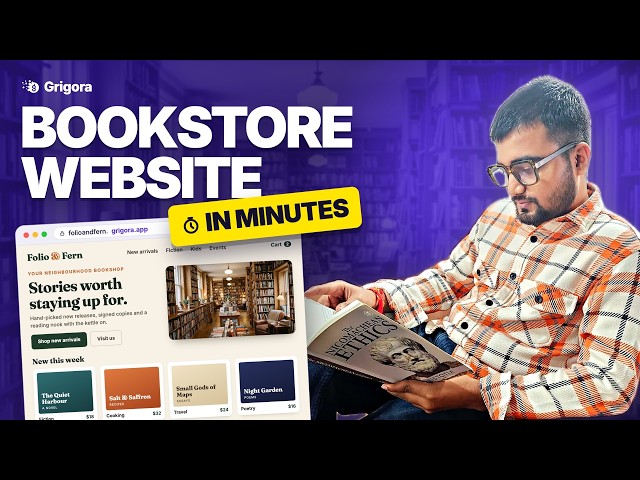 Build a Bookstore Website in Minutes with AI (No Coding Needed)