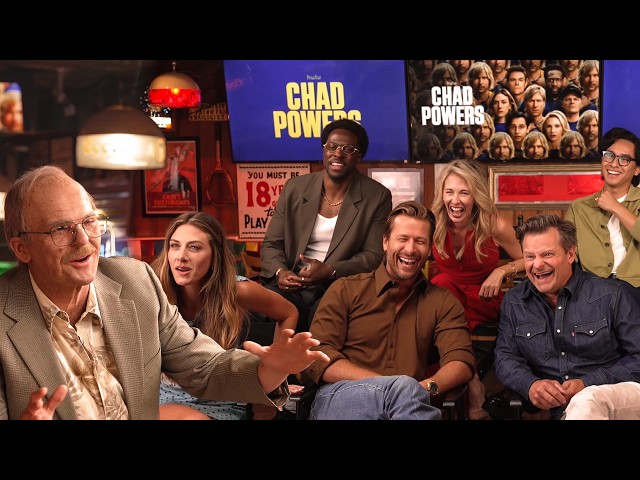 Chad Powers PRANK! Colton Ryan SHOCKS Glen Powell and Cast With Undercover Makeover (Exclusive)