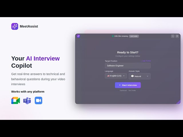 MeetAssist: AI Interview Copilot