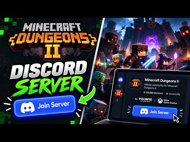 How To Join Minecraft Dungeons 2 Discord Server | Minecraft Dungeons 2 Discord