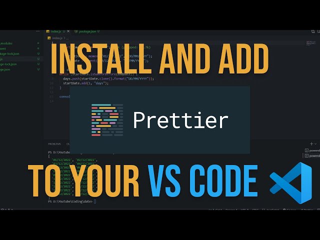 Pettier- Visual studio code || Guide How to add prettier to vscode