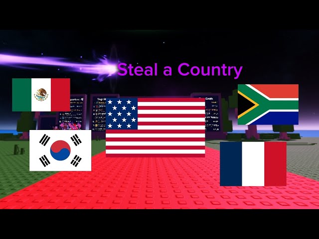 Playing Roblox Steal a Country!!