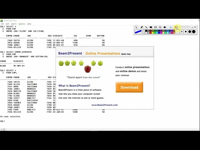 SQL query interview questions asked in MNC companies 