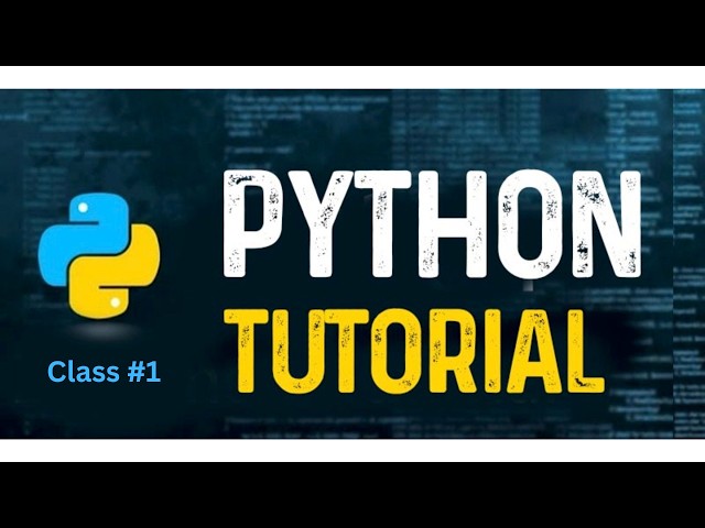 Python Tutorial for Beginners in Hindi | Python Class 1 | Learn Python Programming 2026