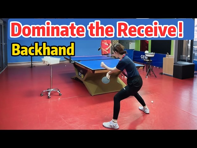 The Backhand Receive That Works Against ANY Serve！