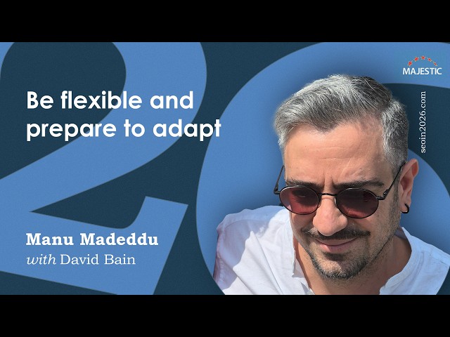 Be flexible and prepare to adapt – with Manu Madeddu