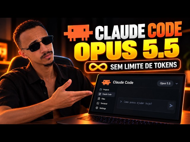 🔥 CLAUDE CODE 100% ILIMITADO: Como Usar o Opus 5.5 Sem Limite de Tokens (Método 2026)