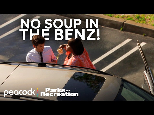 Donna and her Mercedes Benz being the best relationship on Parks and Recreation