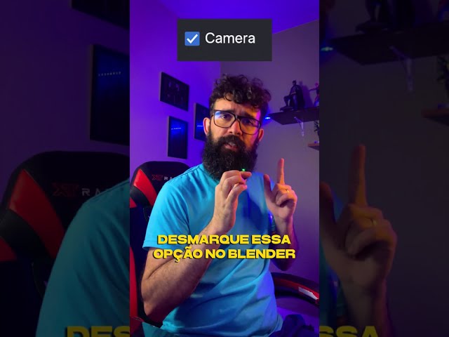 Seu objeto pode sumir da câmera sem sair da cena! #blendertutorial