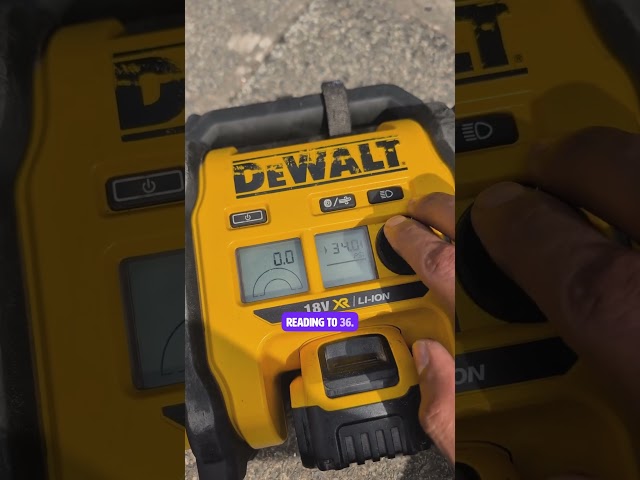 DeWalt DCC018 Pressure Settings