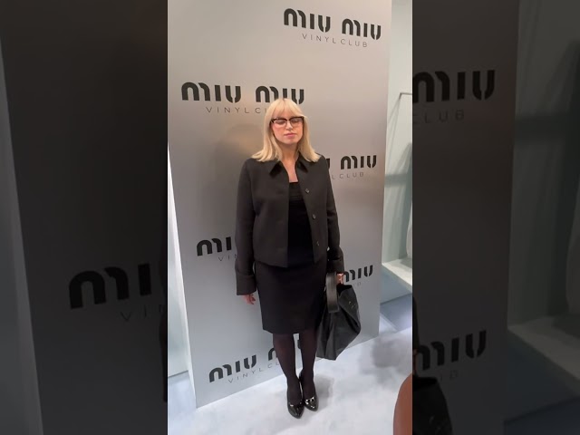 brendahashtag at the miumiu event in new york #nyfw