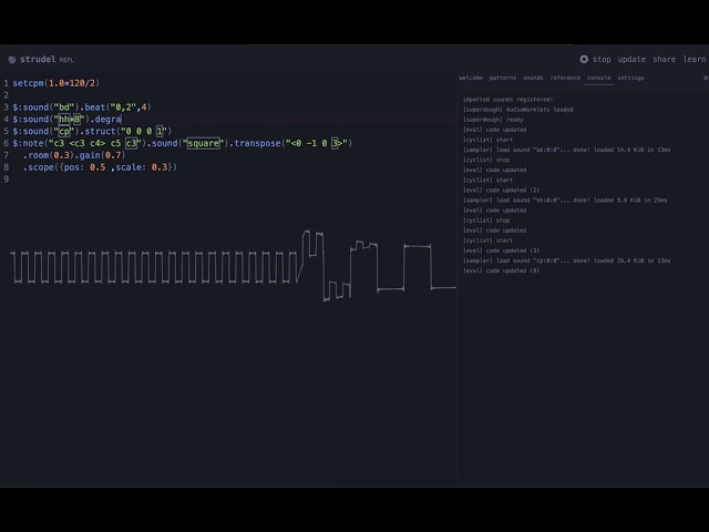 Strudel Live Coding #1: Starting Out as a Beginner