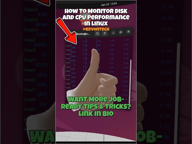 (Linux) How To Monitor Disk and CPU Performance in Linux