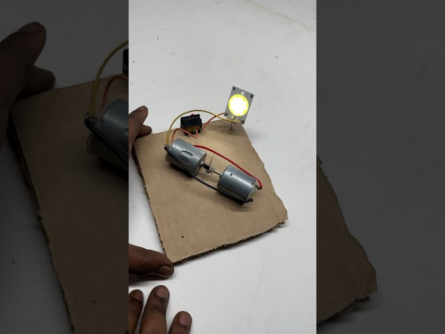 mini generator make at home Science project ￼