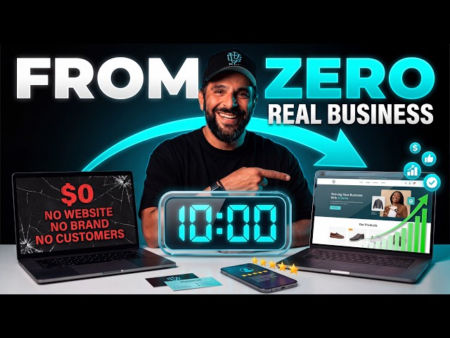 From 9 to 5, to Real Business owner in 10 mins! (real time example)