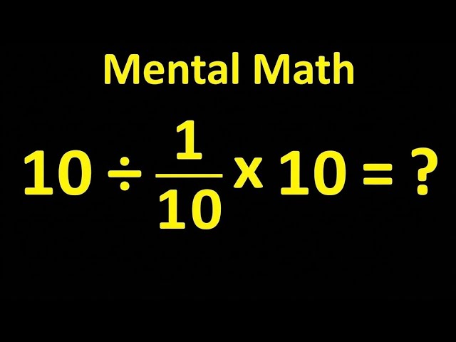 Most people get this basic math problem wrong!