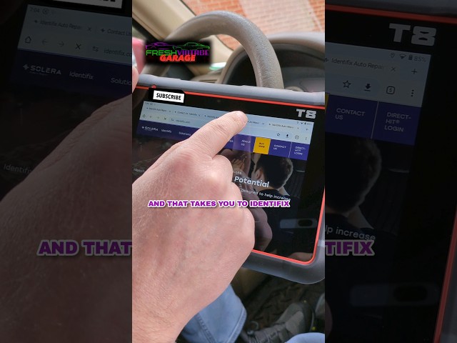 Identifix on the Icon T8 Scan Tool from HARBOR Freight #obd2 #harborfreighttools #fyp
