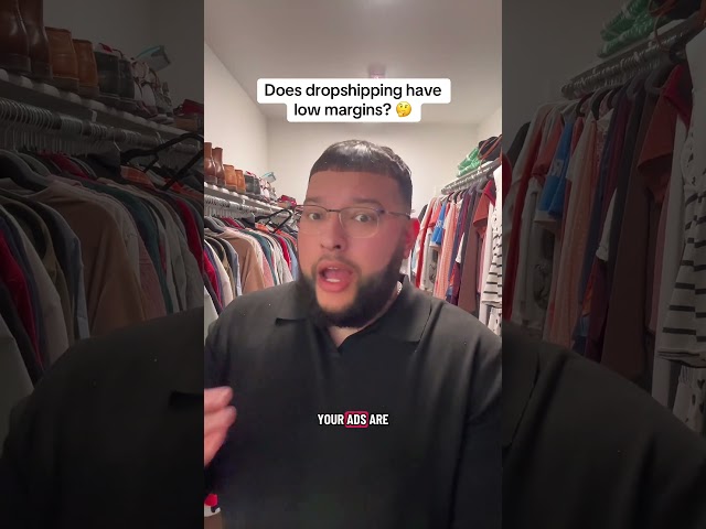 Does dropshipping have low margins?