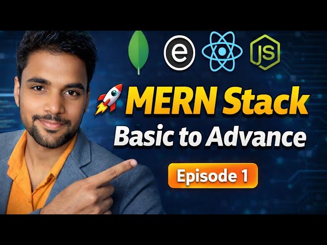 HTML Lecture -1 | MERN Stack for Beginners | Full Stack Web Development | MongoDB Express React Node