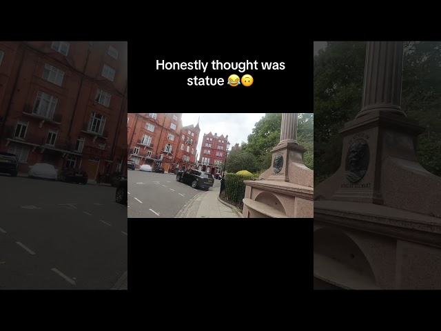 Did you see that too? 😂 #london #squirrel #knightsbridge #explore