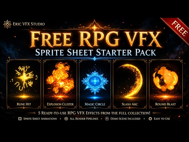 Free RPG VFX Sprite Sheet Starter Pack