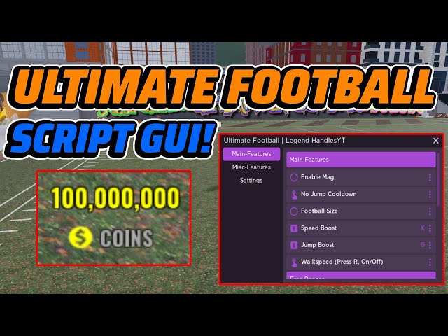 Ultimate Football Script GUI / Hack (MAG, AIMBOT, AUTO CATCH, AND MORE) *PASTEBIN*