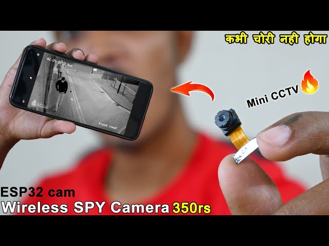 How to make Wireless Spy camera | Small Mini camera | Esp32 cam