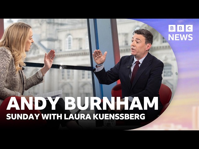 Laura Kuenssberg presses Andy Burnham on care plans, welfare and masked anti-migrant protests