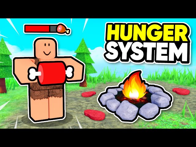 Adding HUNGER to my Roblox SURVIVAL GAME...
