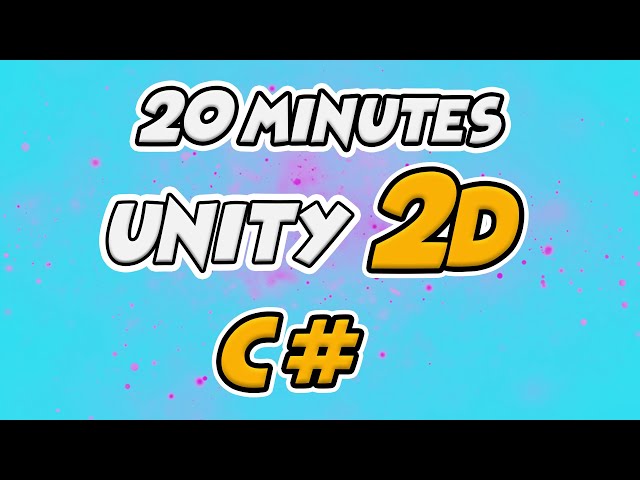 Learn C# Scripting for Unity 2D Game Development in 20 Minutes