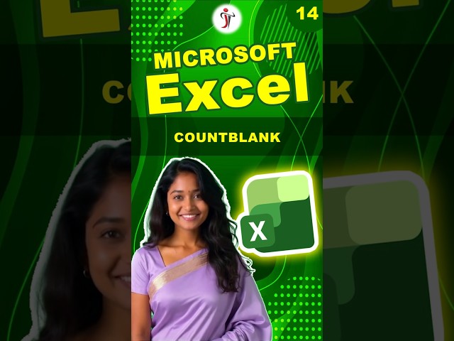 COUNTBLANK in Excel #excel #exceltips #exceltips #excelformula