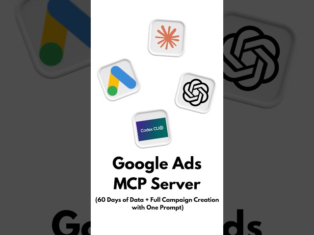 Stop Building Google Ads Campaigns Manually. Do This Instead  #googleads #ai #mcp