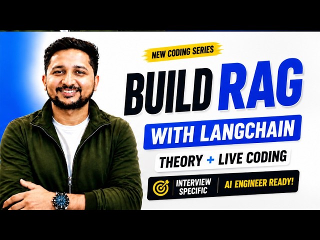 Build RAG From Scratch Using LangChain (Interview Question, Explained + Coded)