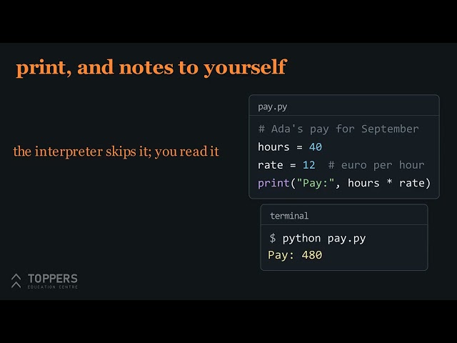 01. What a program is | Python Programming