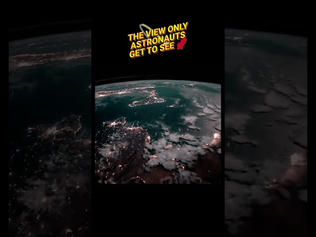 Space se Earth ka NIGHT VIEW 🌍✨ | Hosh ud jayenge