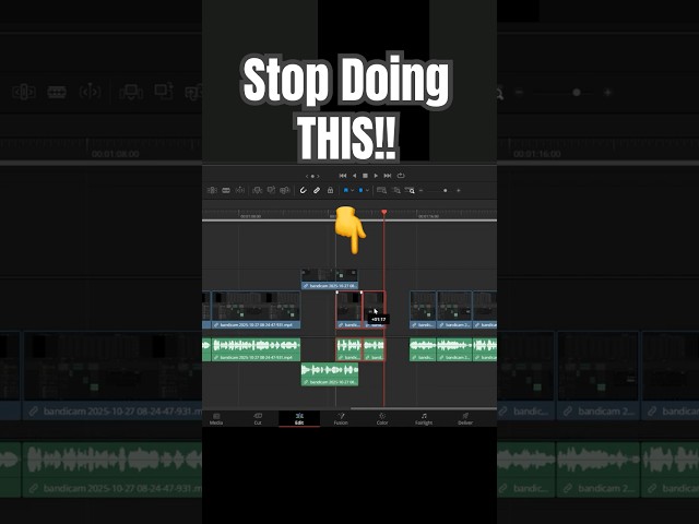 Edit FASTER! Shuffle Clips In Your Timeline - DaVinci Resolve