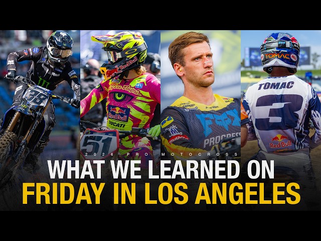 Eli Tomac's speed, Ken Roczen's future, WSX's sale | What We Learned on Friday in SMX