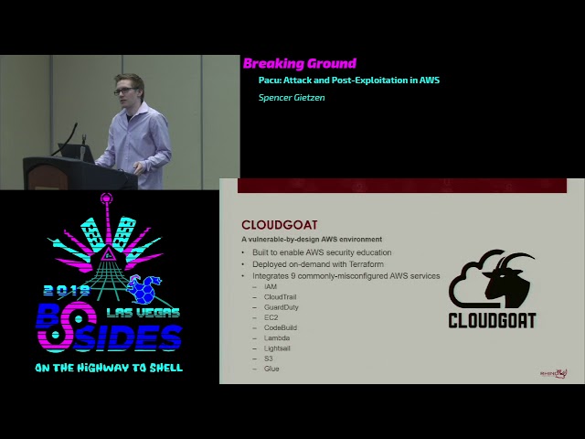 BG - Pacu: Attack and Post-Exploitation in AWS - Spencer Gietzen