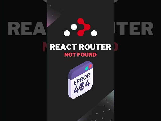 Never Show a Blank Page Again In React JS (404)