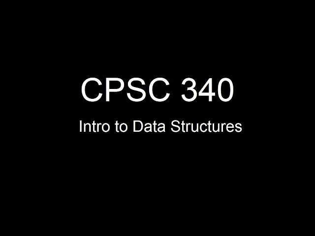 Introduction to Data Structures