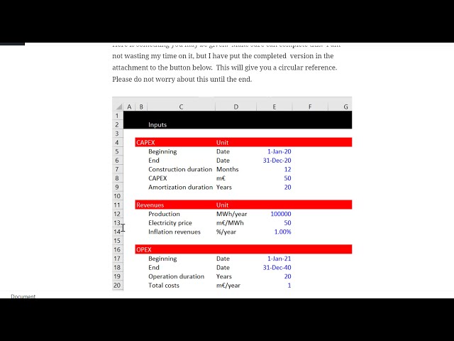 Project Finance Model for Interviews from Hell and A-Z Model