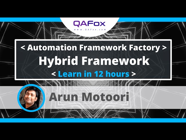 Learn Selenium Java Hybrid Framework in 12 hours (TestNG, POM, PF, ExtentReports,Git,GitHub,Jenkins)