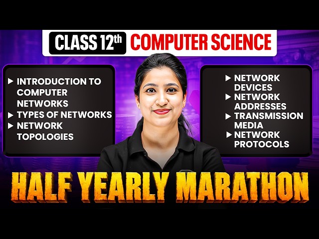 Class 12 Computer Science | Computer Science in One Marathon🎯 | All-in-One Revision 🔥
