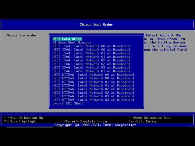 How to Change Boot Order in BIOS/UEFI on PC