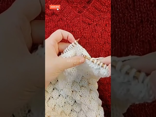 Sweater Design Knitting Stitch 🧶#knitting