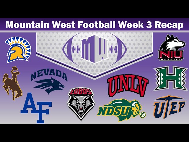 Mountain West Football Week 3 Recap - College Football 2026