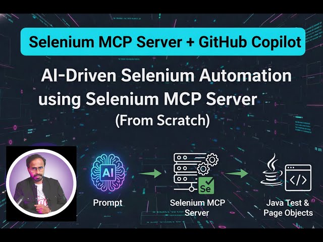 Agentic AI: Selenium MCP Server Test Automation - Lesson 01 | Selenium Automation from Scratch