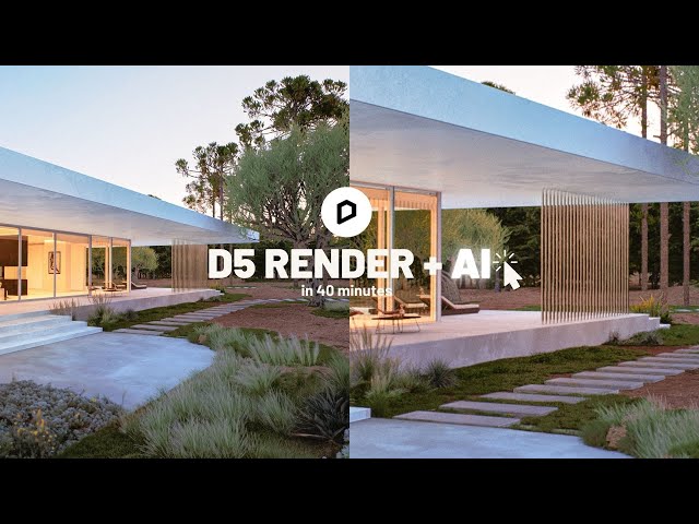 D5 Render Full Beginner Tutorial!